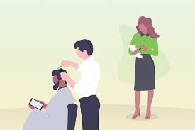 Illustration of three people collaborating