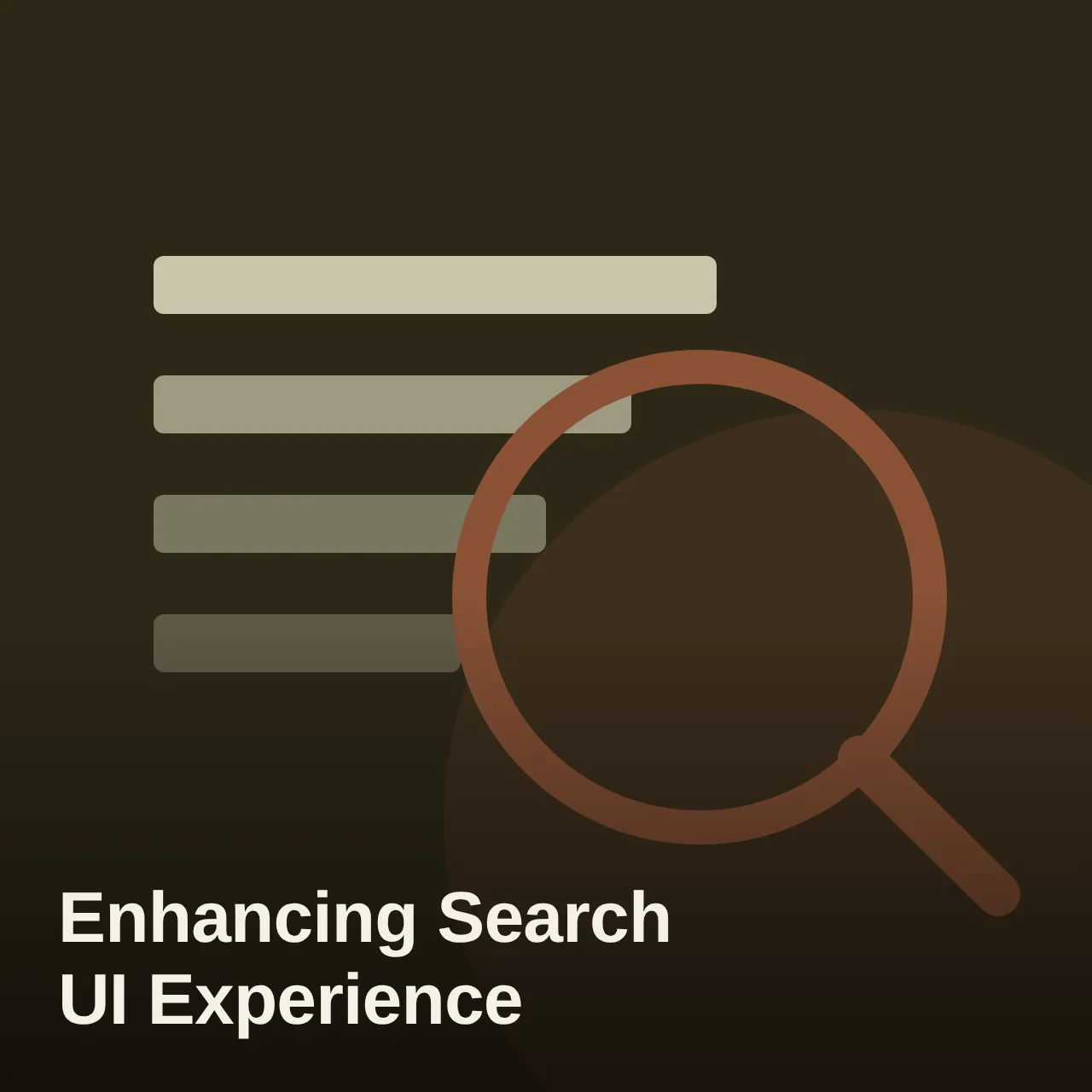 Enhancing Search UI Experience — search rows graphic